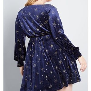 ModCloth Stately Ways Velvet Dress